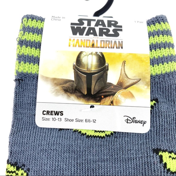 Disney Star Wars The Mandalorian Baby Yoda Socks - Picture 2 of 5